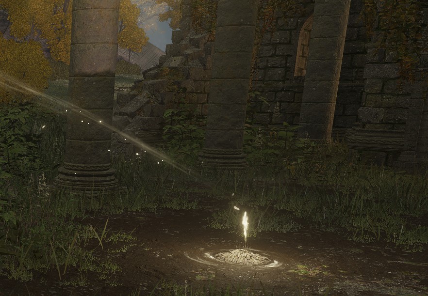 Site of Grace - a checkpoint in Elden Ring