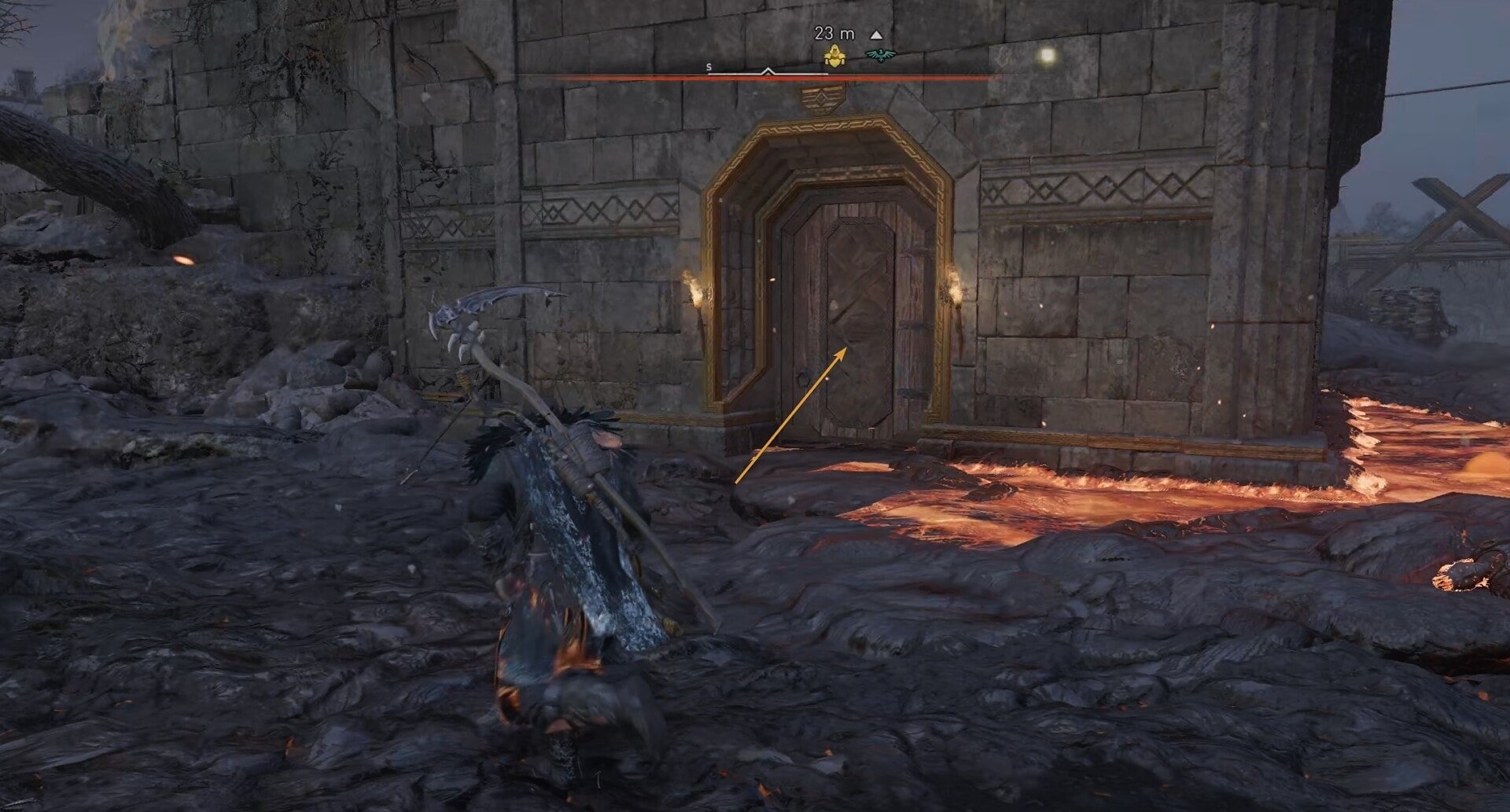 Open the door