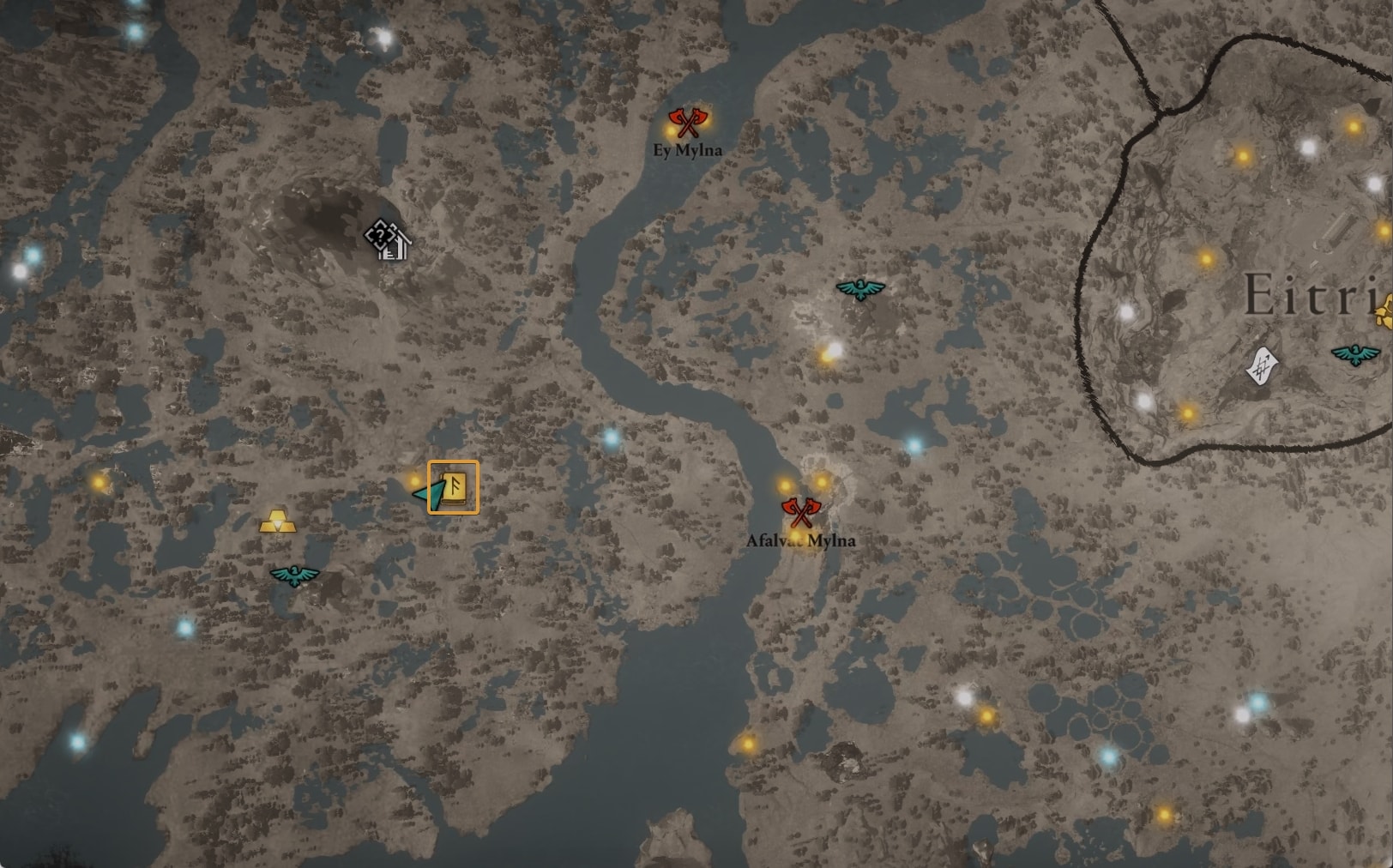Rage Axe Book of Knowledge Ability Location Map 2
