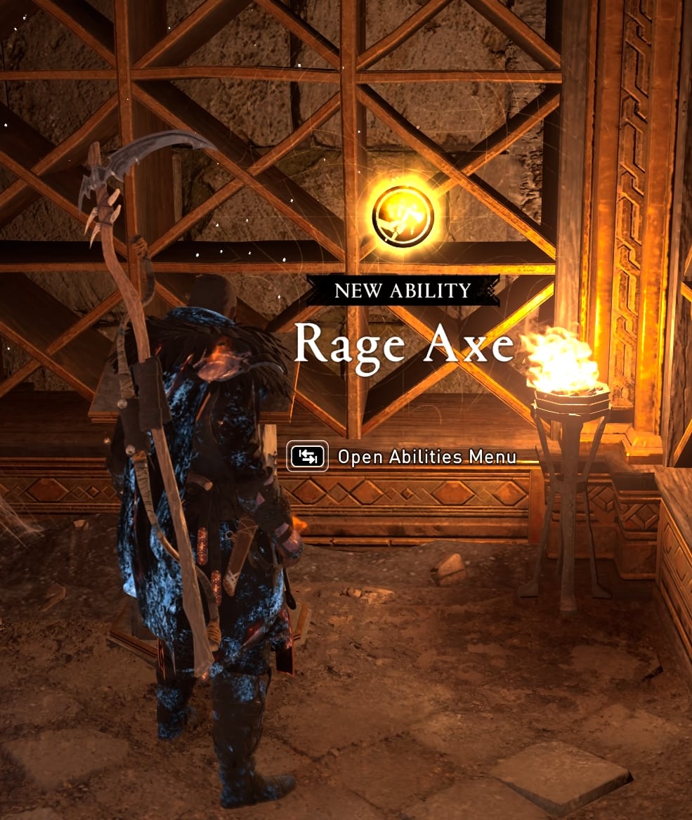 Rage Axe Book of Knowledge Ability Location