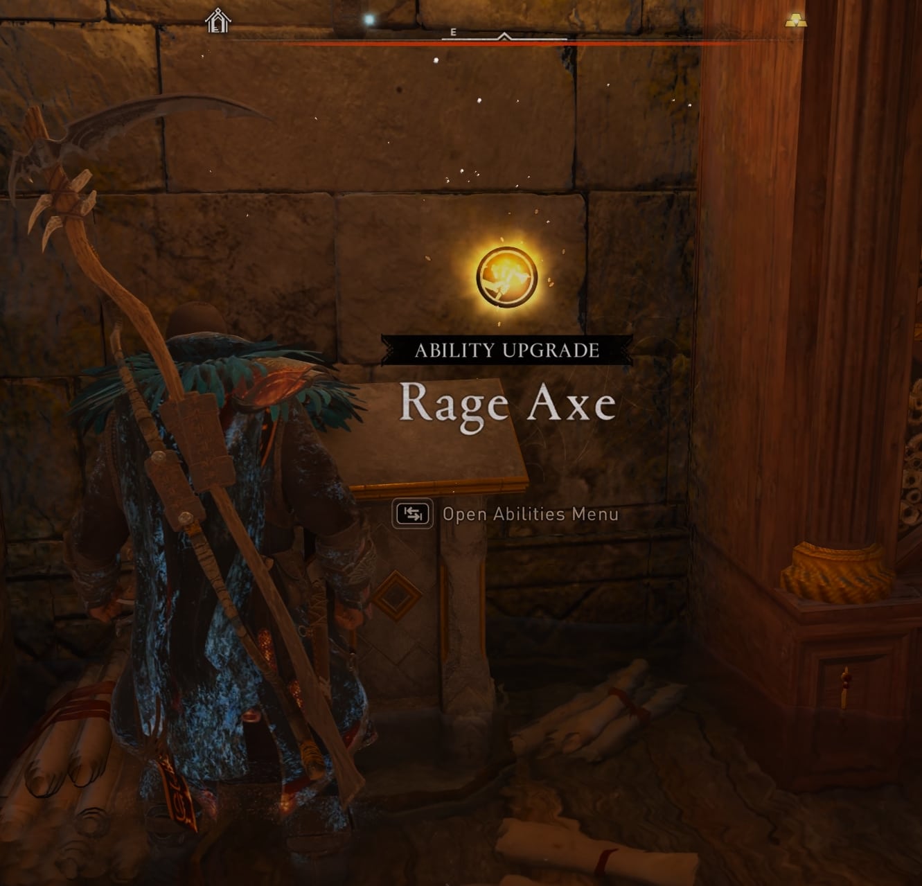Rage Axe Upgrade Location