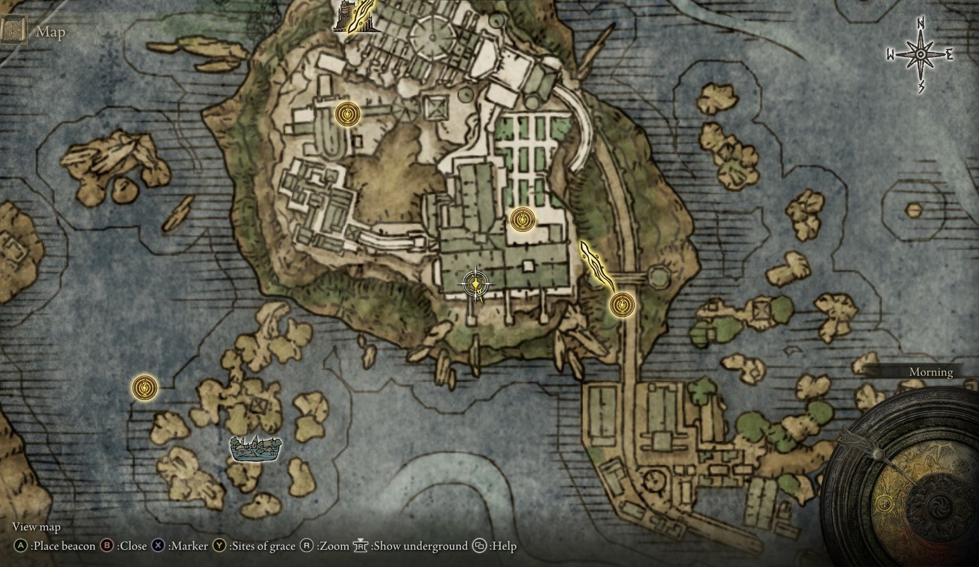 Items Locations at the Academy of Raya Lucaria - Ritual Pot map location