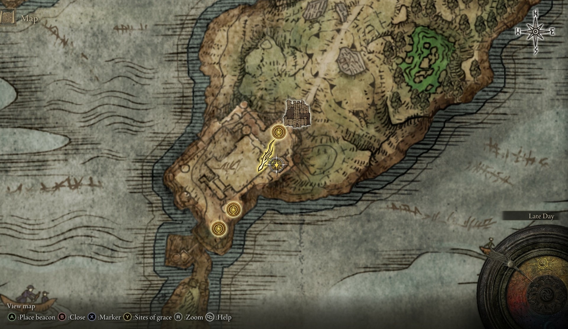 Talismans Castle Morne - Sacrificial Twig Talisman - Map