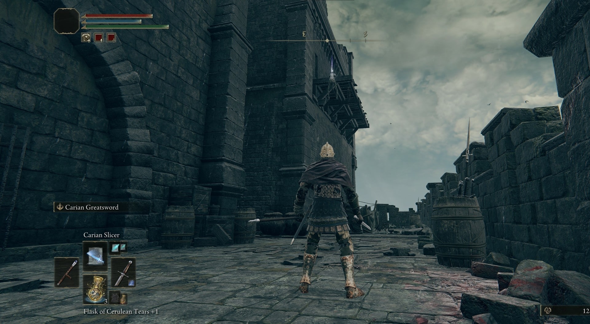 Elden Ring Loot Castle Morne - Stonesword Location