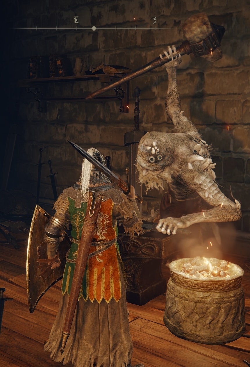 Talk to the Blacksmith at Roundtable Hold
