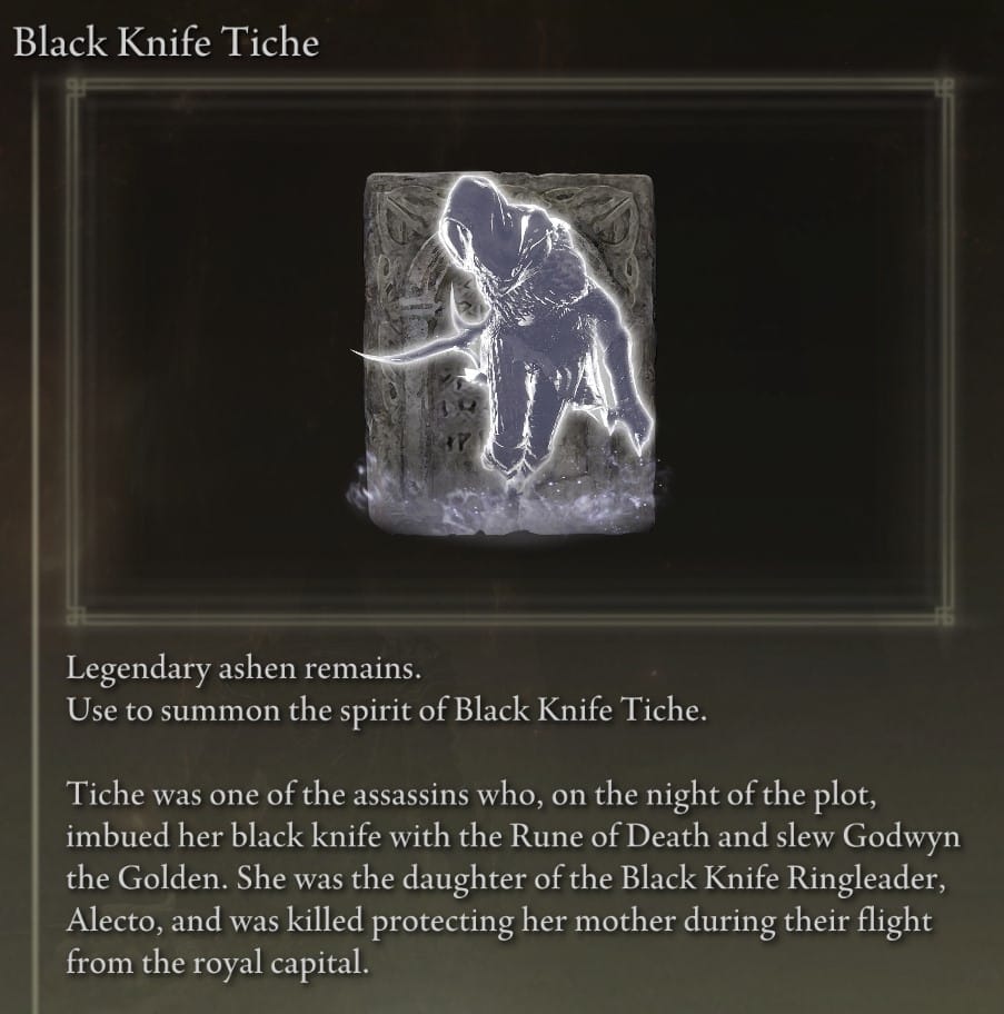 Black Knife Tiche description