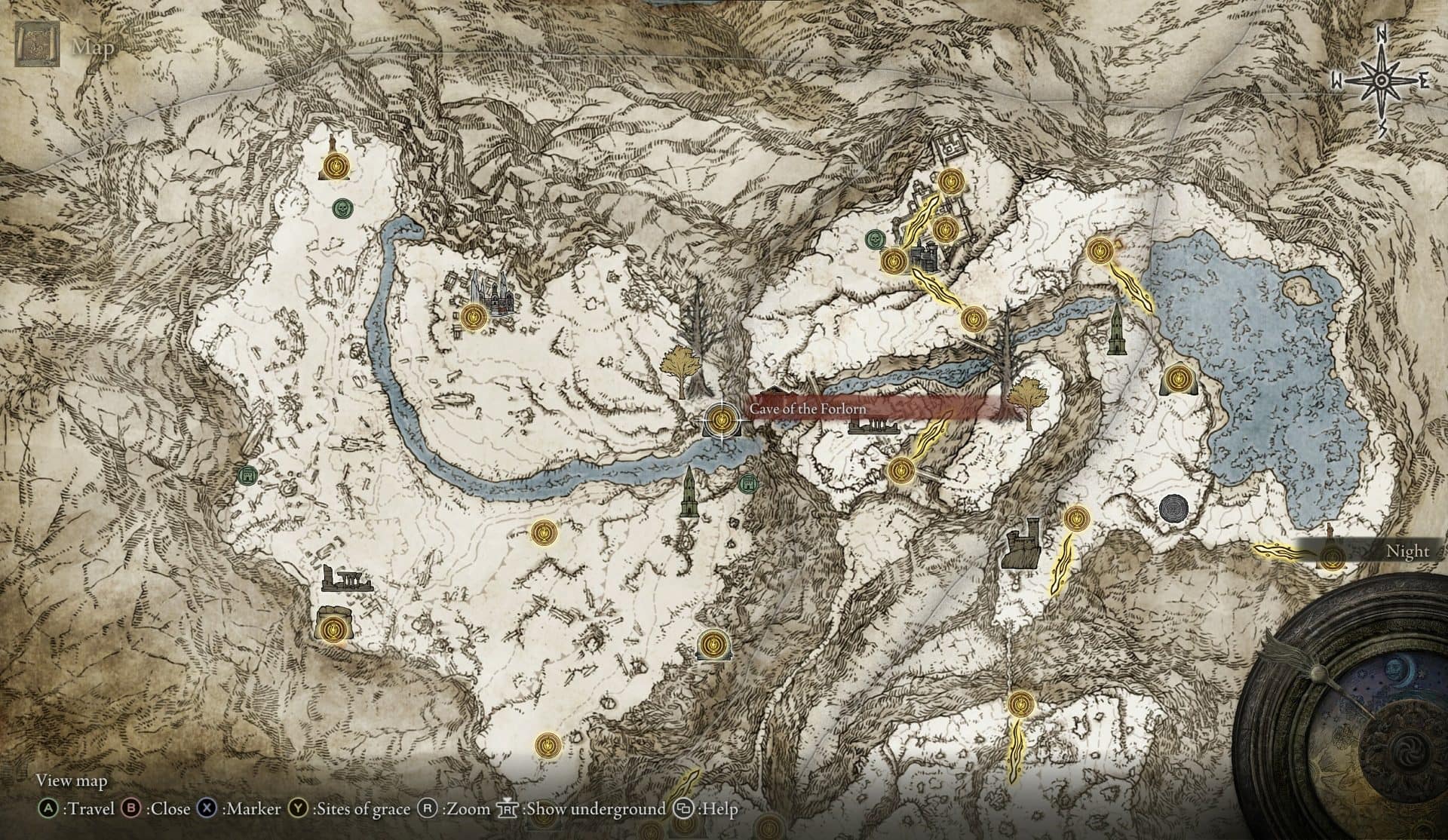 Golden Order Greatsword Legendary Weapons Location on the map