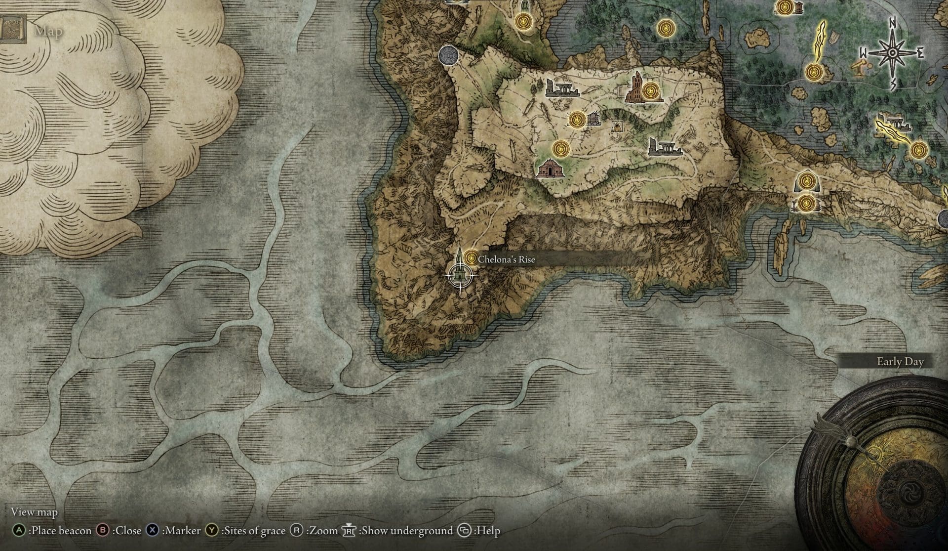 Legendary Sorceries Locations -Ranni's Dark Moon and Chelona's Rise Guide map