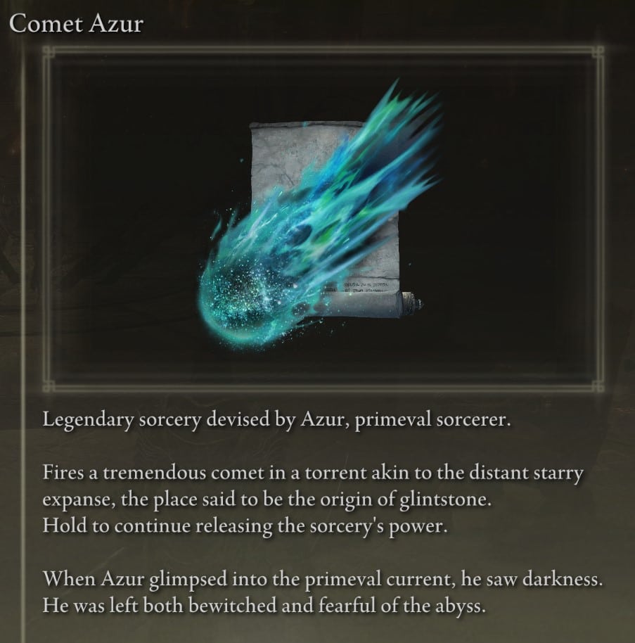 Comet Azur description