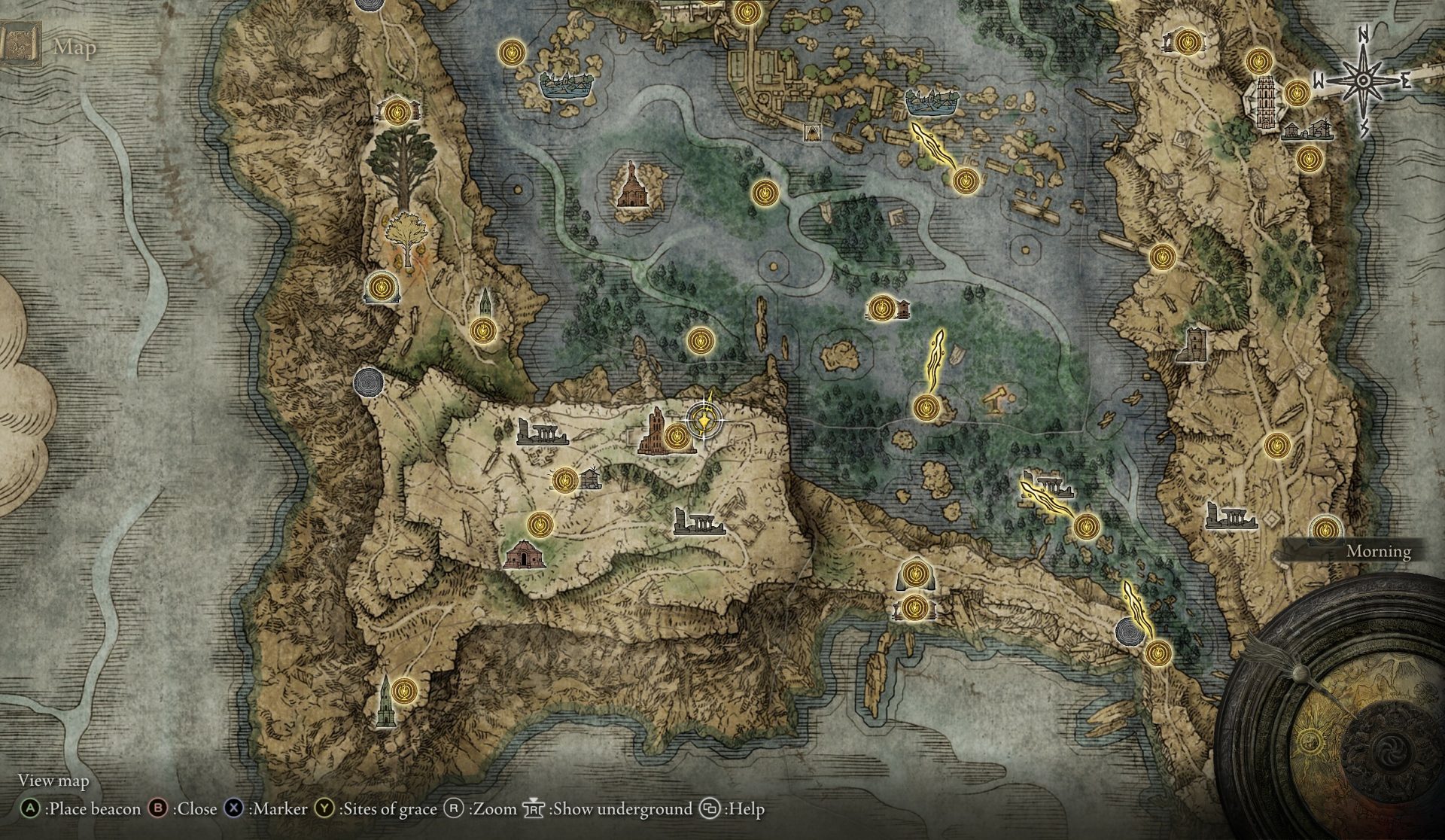Dark Moon Greatsword Legendary Weapons Location on the map