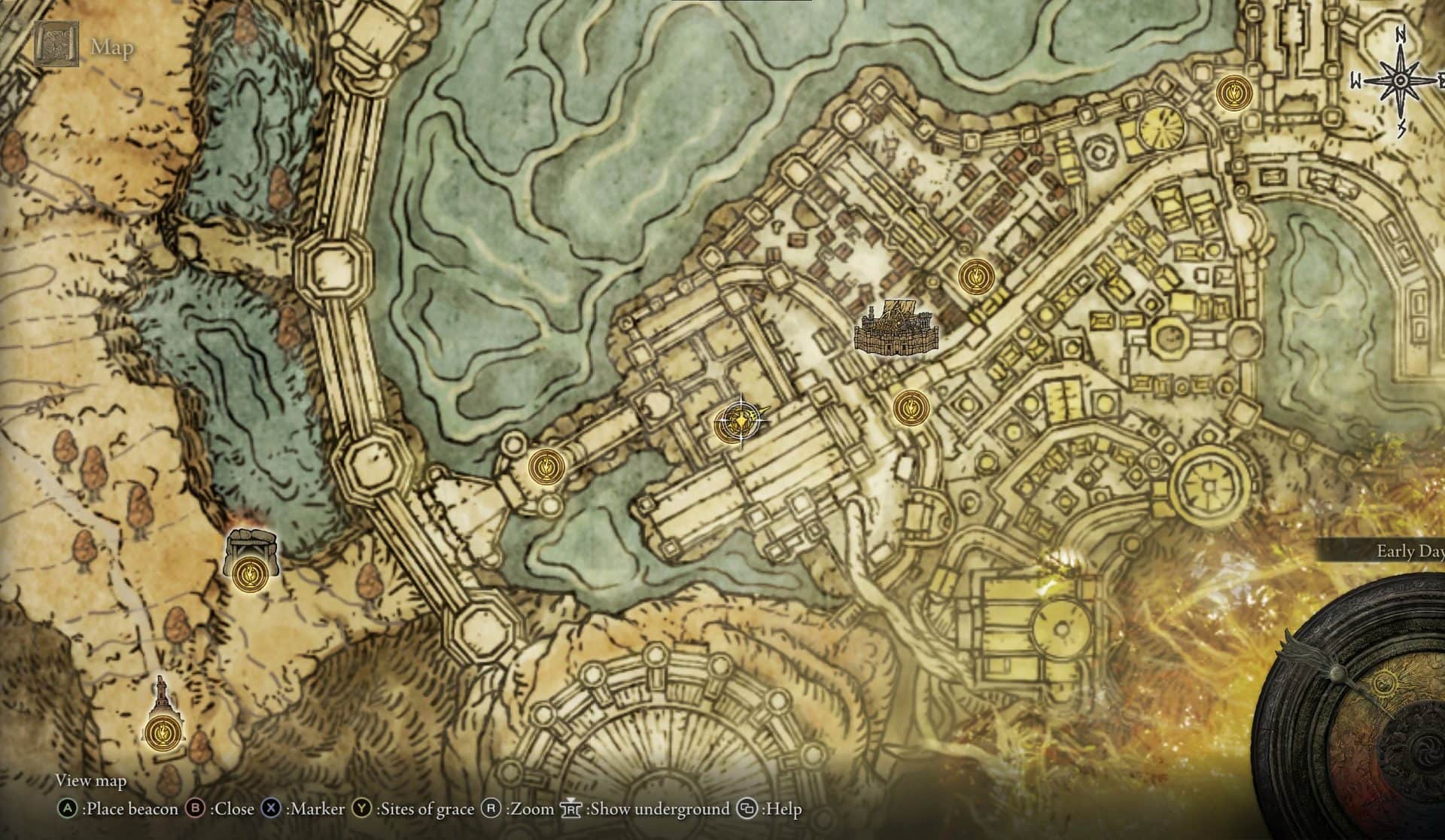 Flightless Bird Painting - location on the map