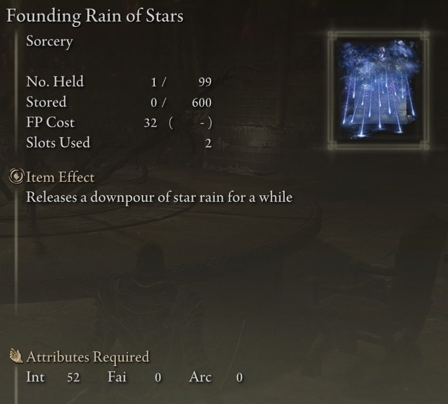 Founding Rain of Stars stats