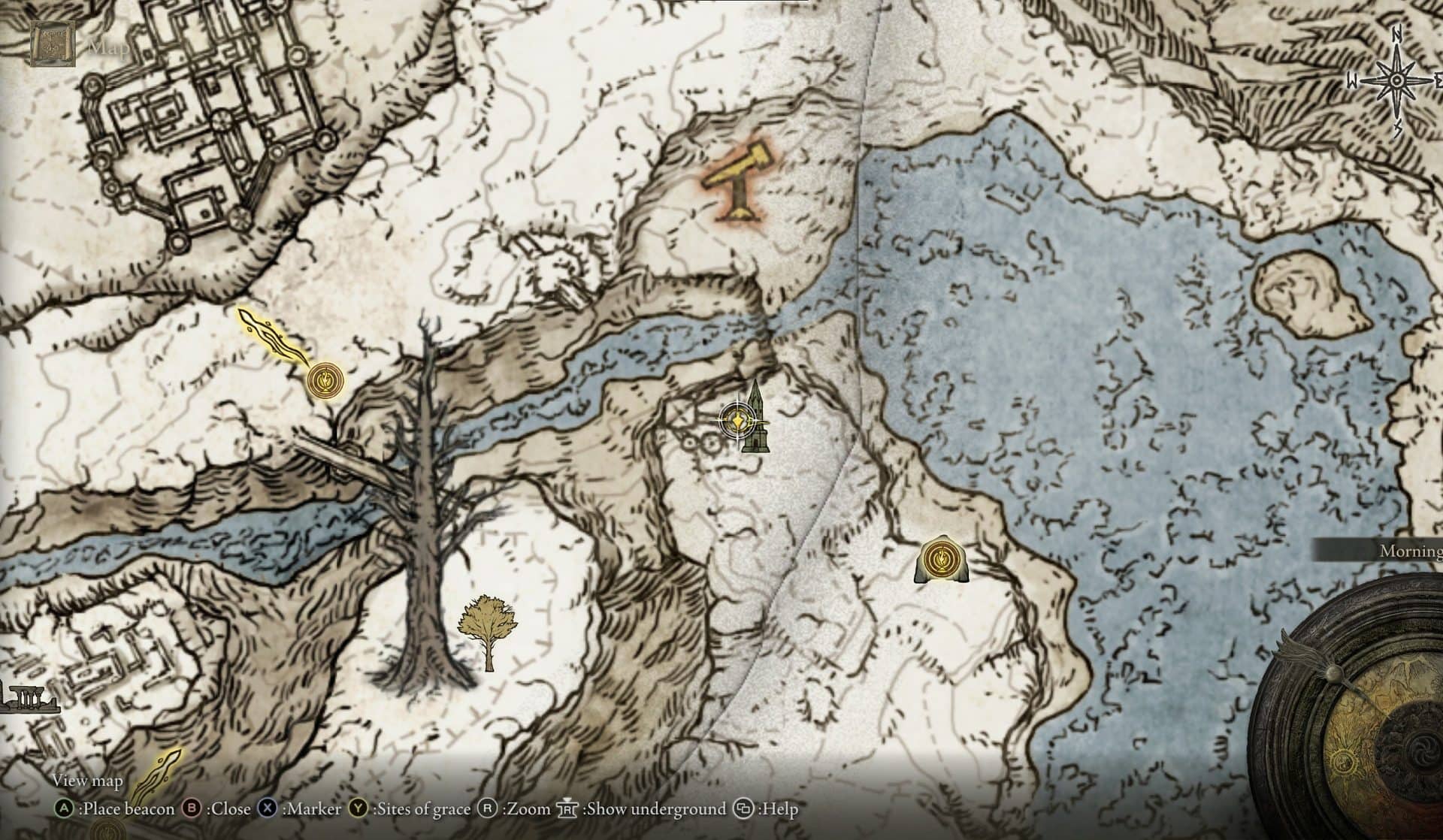 Founding Rain of Stars - location on the map