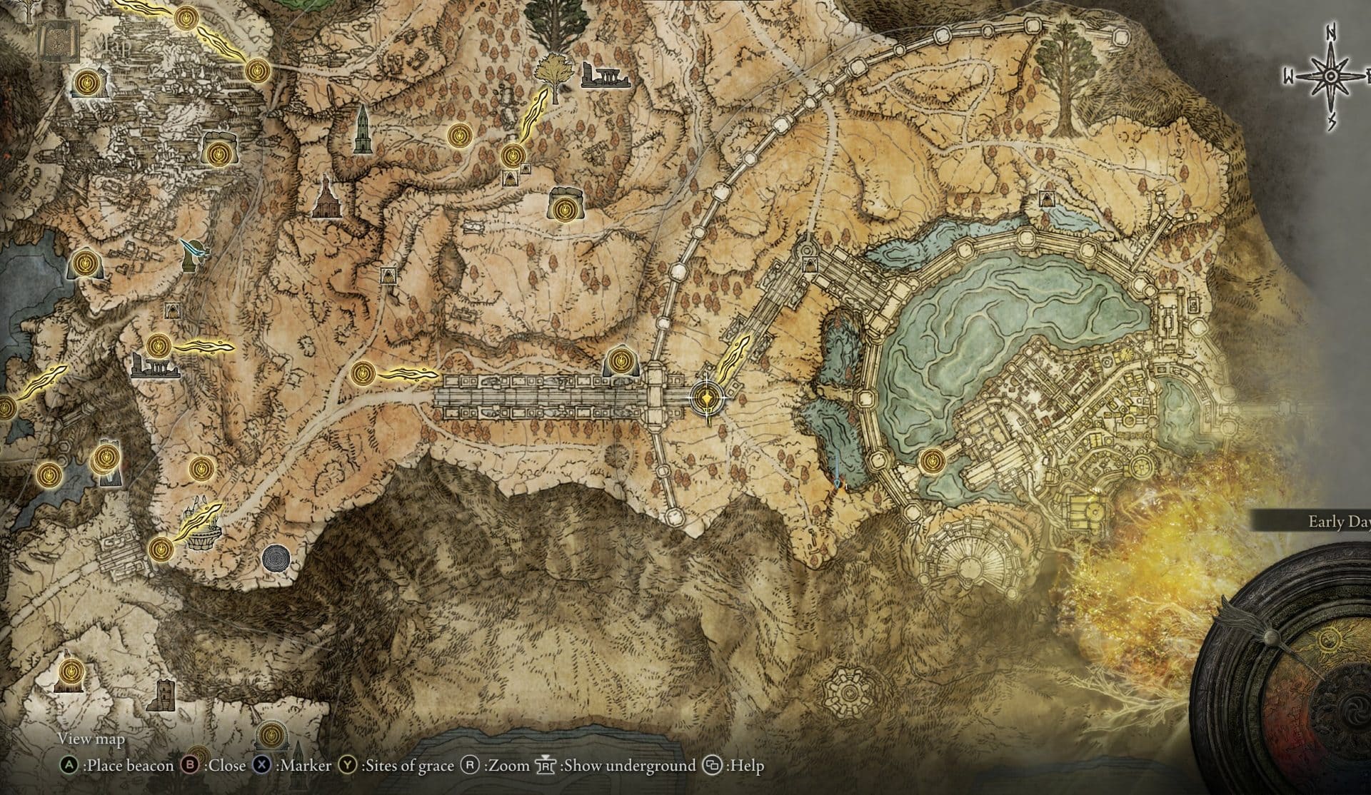 Golden Seed Location - Lyndell Outer Wall 1 (2 Seeds)