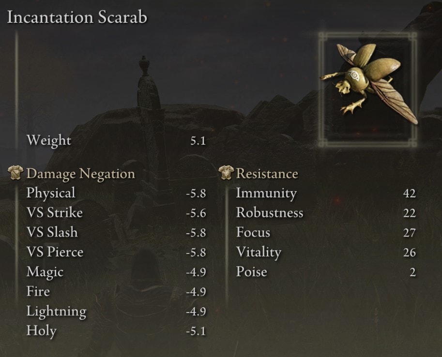 Homing Instinct Painting - incantation scarab stats