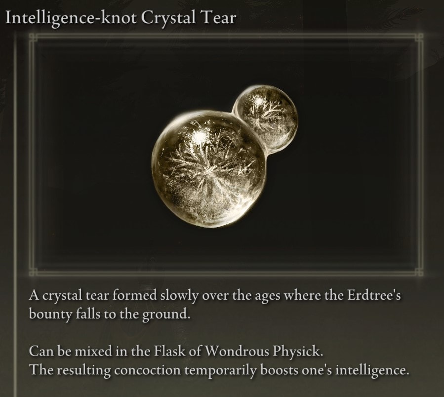 Intelligence-knot Crystal Tear