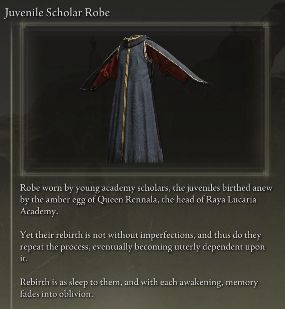 Resurrection Painting reward - juvenile scholar robe