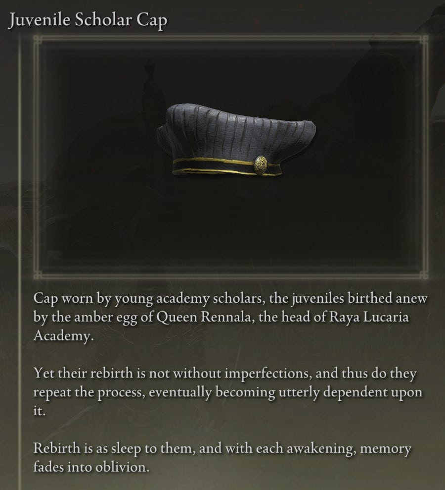 Resurrection Painting reward - juvenile scholar cap