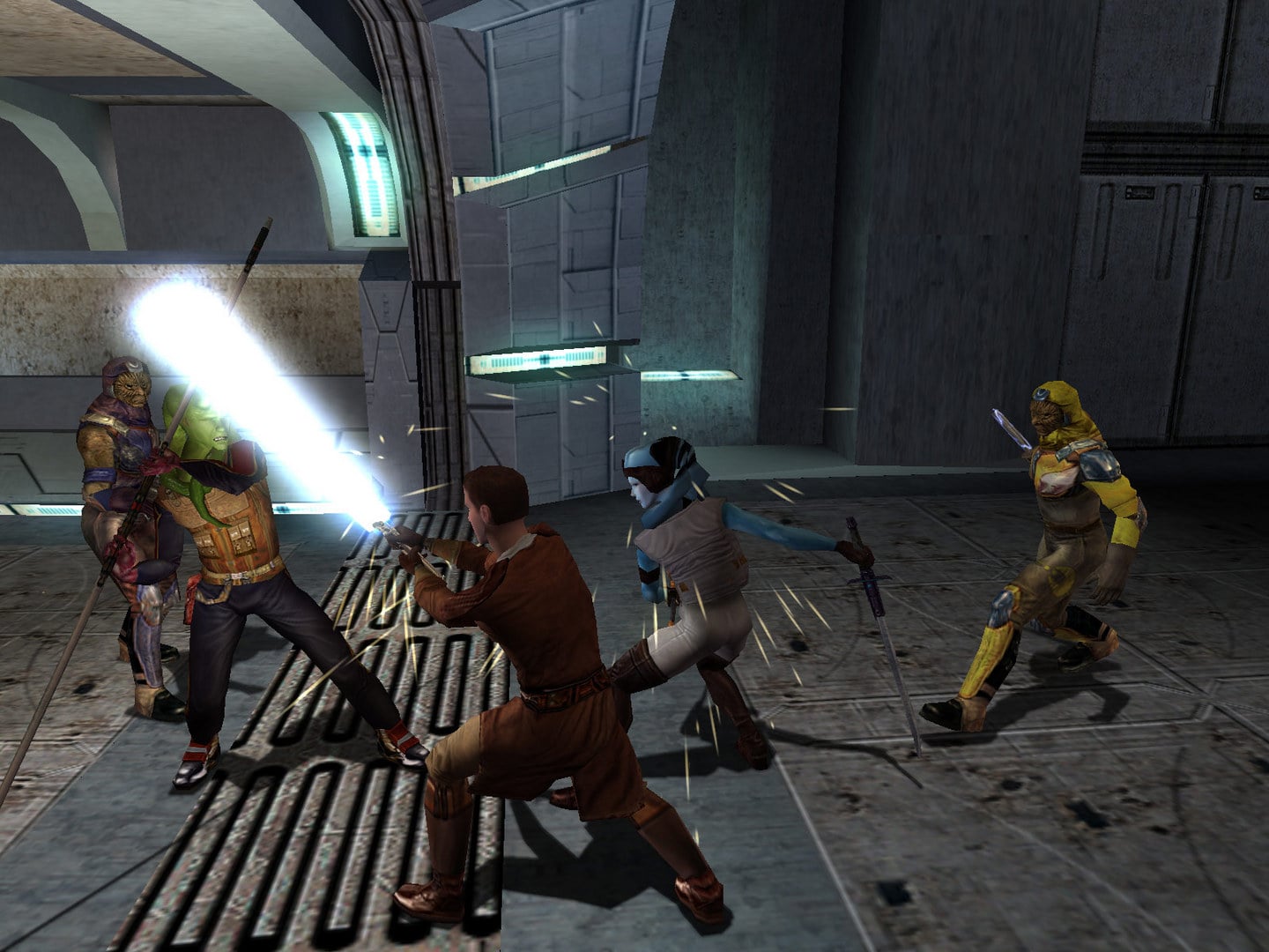 KOTOR Lightsaber Gameplay - Star Wars Role-Playing Games