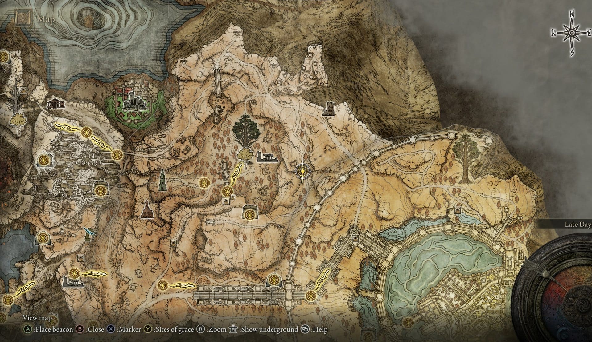 Atlus Plateau Larval Tear Locations - Central Atlus