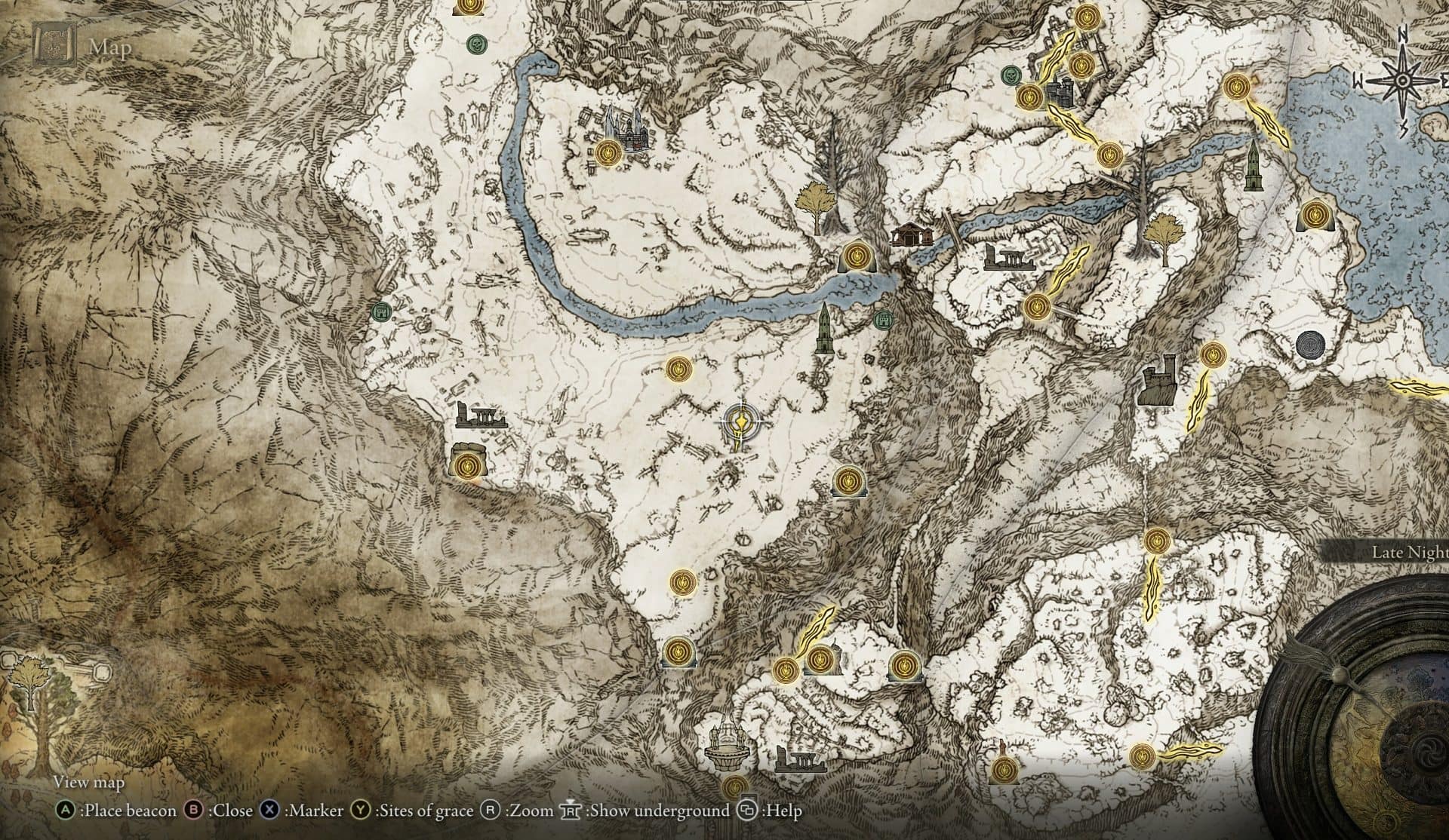 Mountaintops of the Giants Larval Tear Location