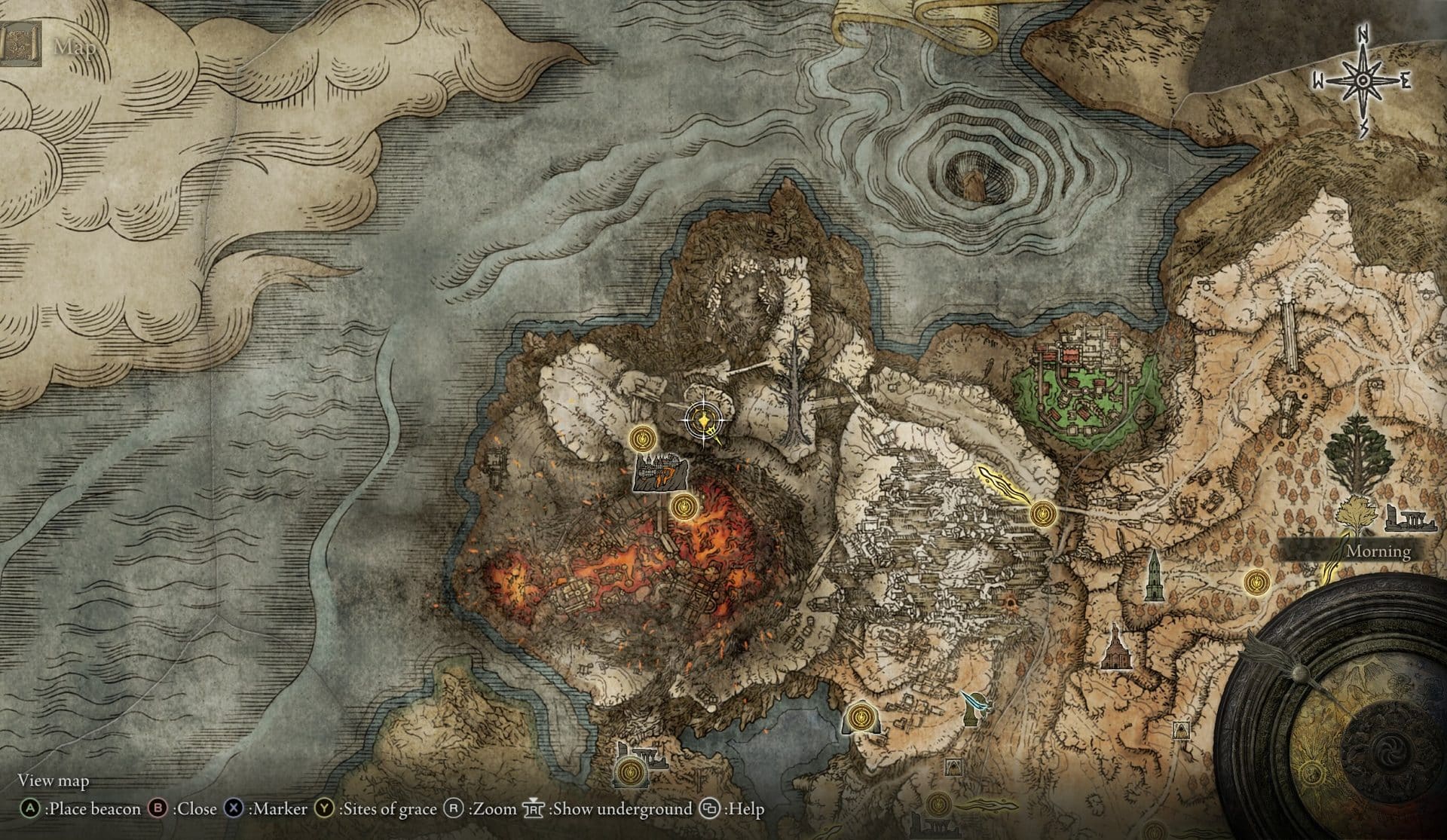 Atlus Plateau Larval Tear Locations - Mt. Gelmir