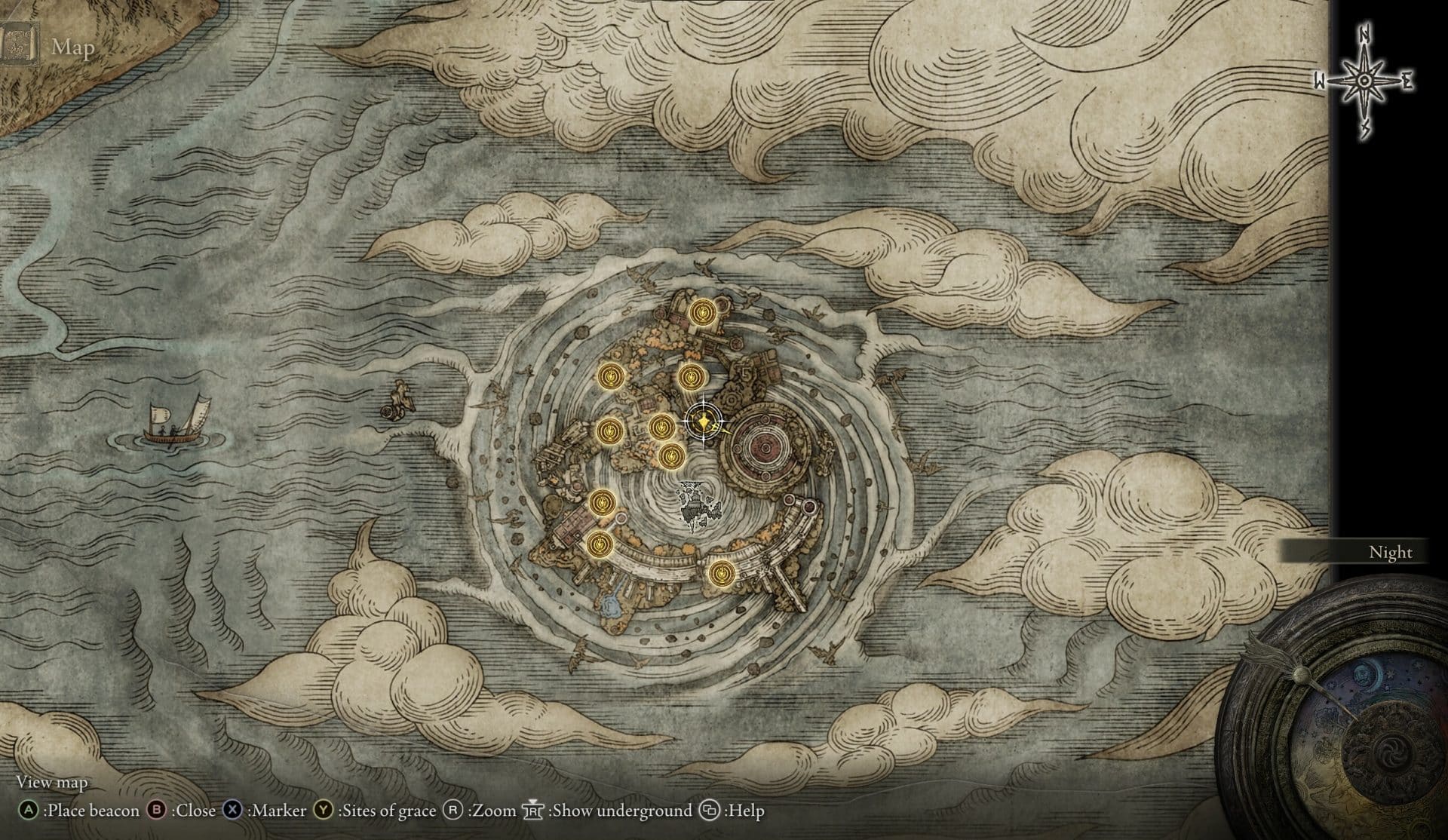 Malformed Dragon - map location