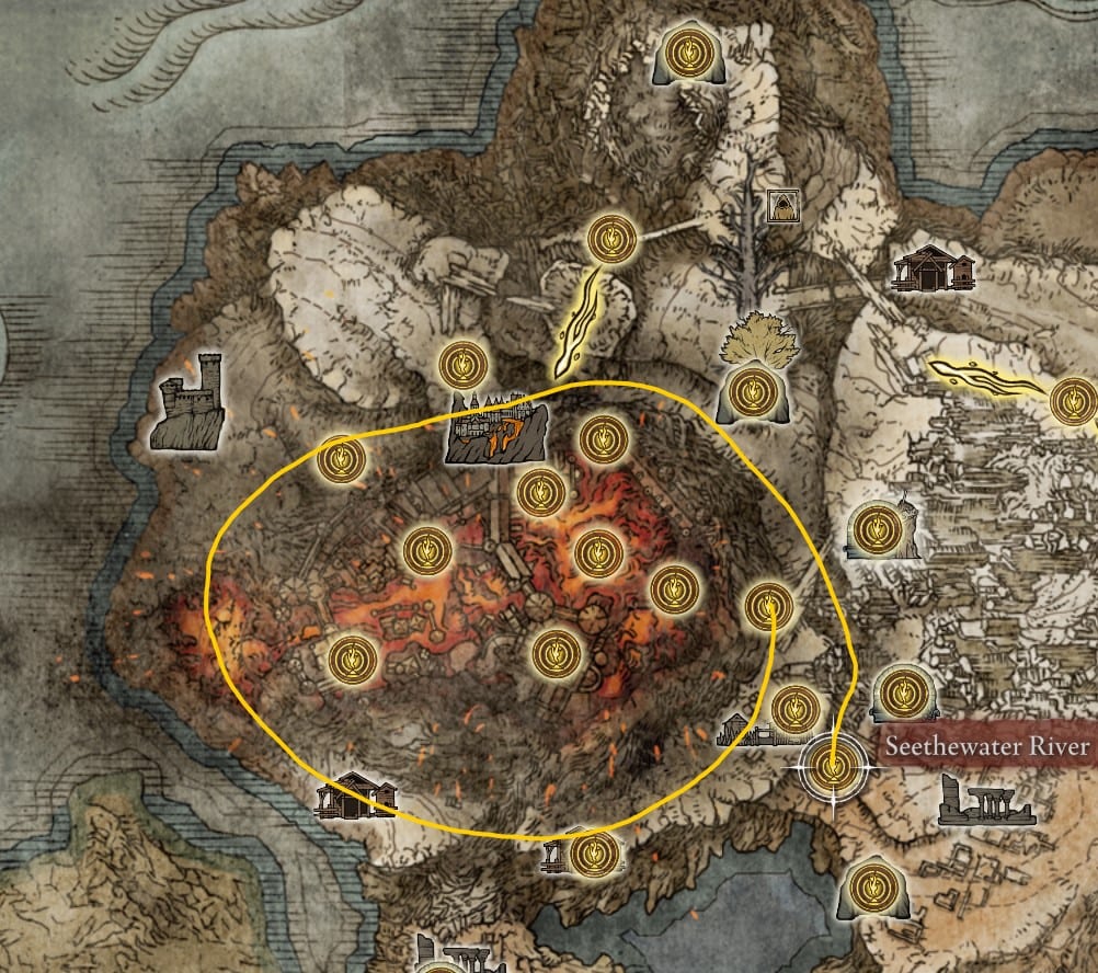 Legendary Sorceries Locations - Comet Azur path