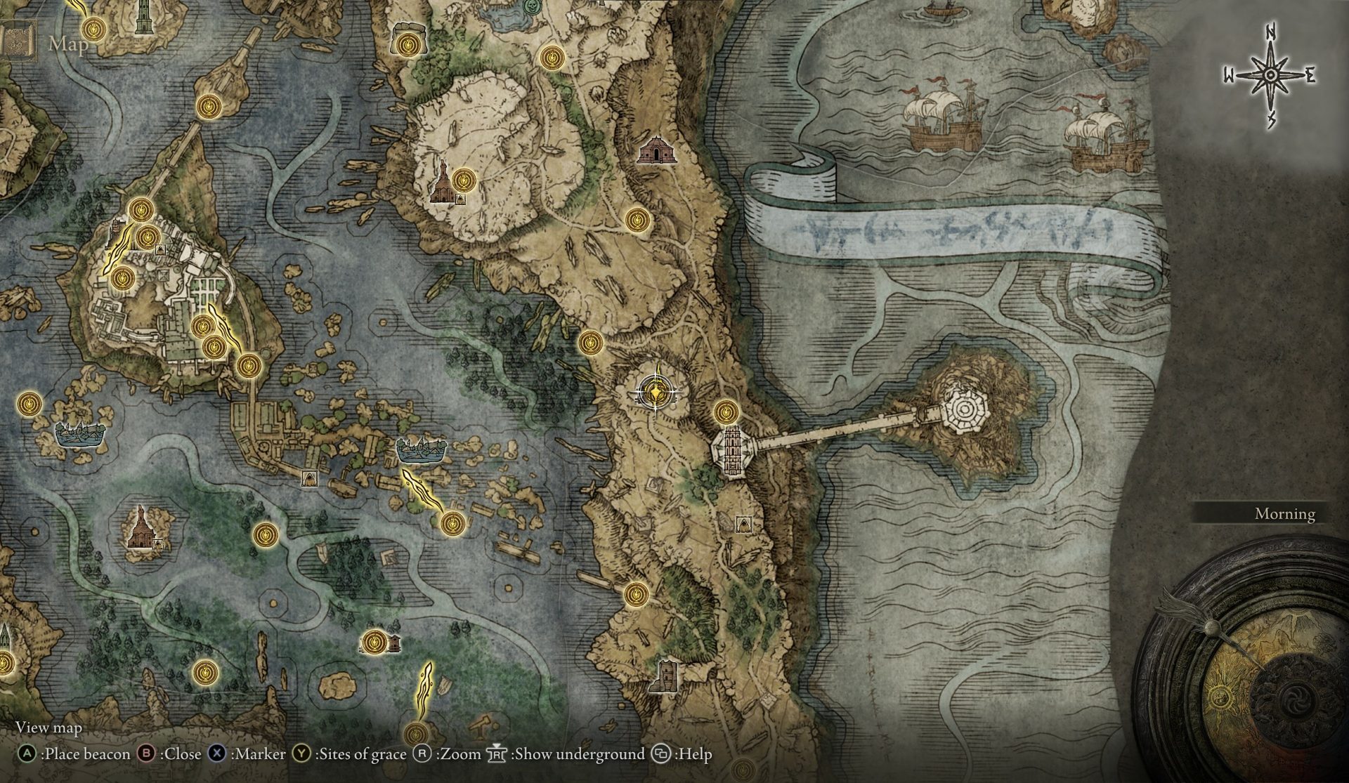 Resurrection Painting - location map