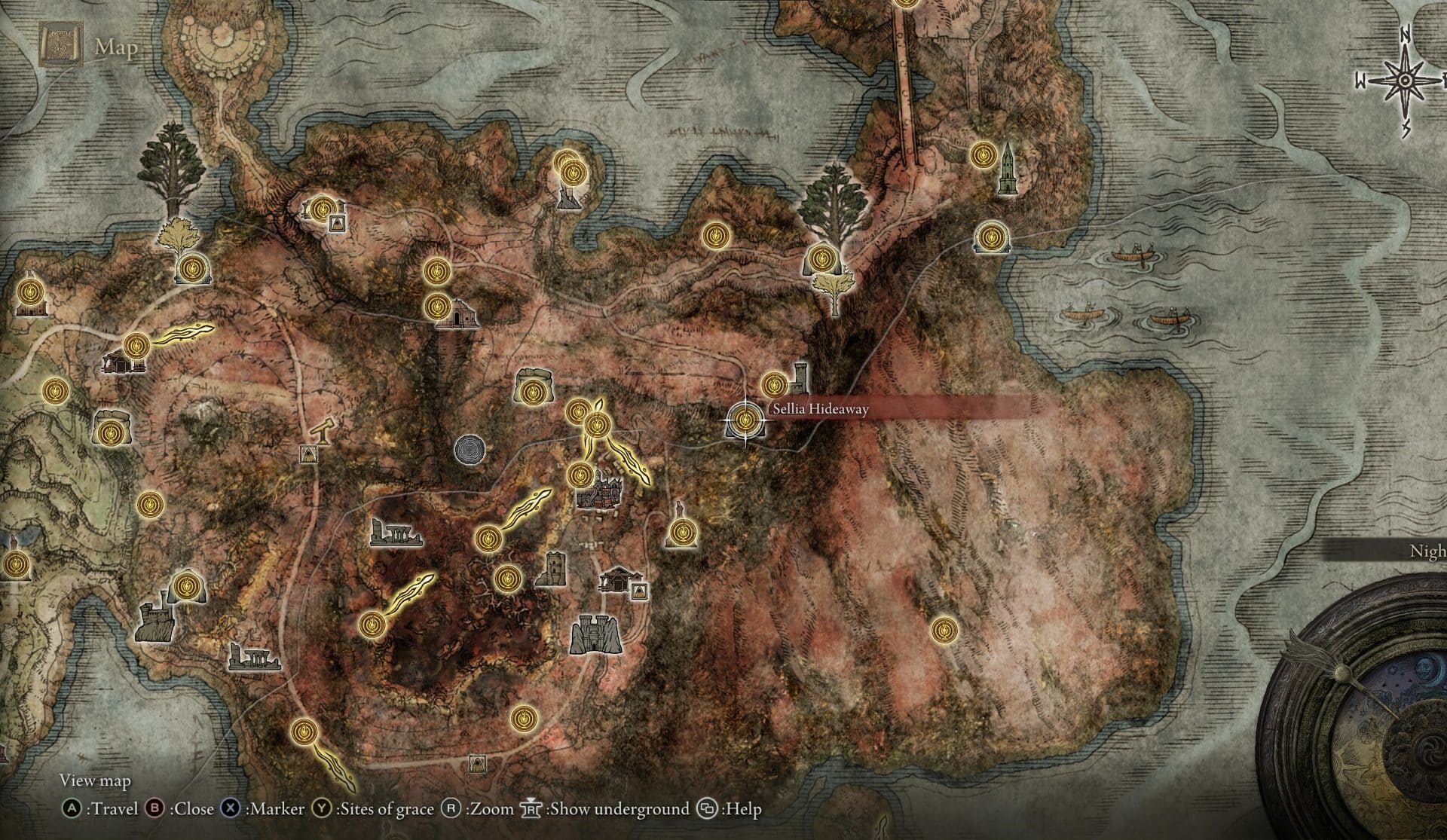 Legendary Sorceries Locations - Stars of Ruin map
