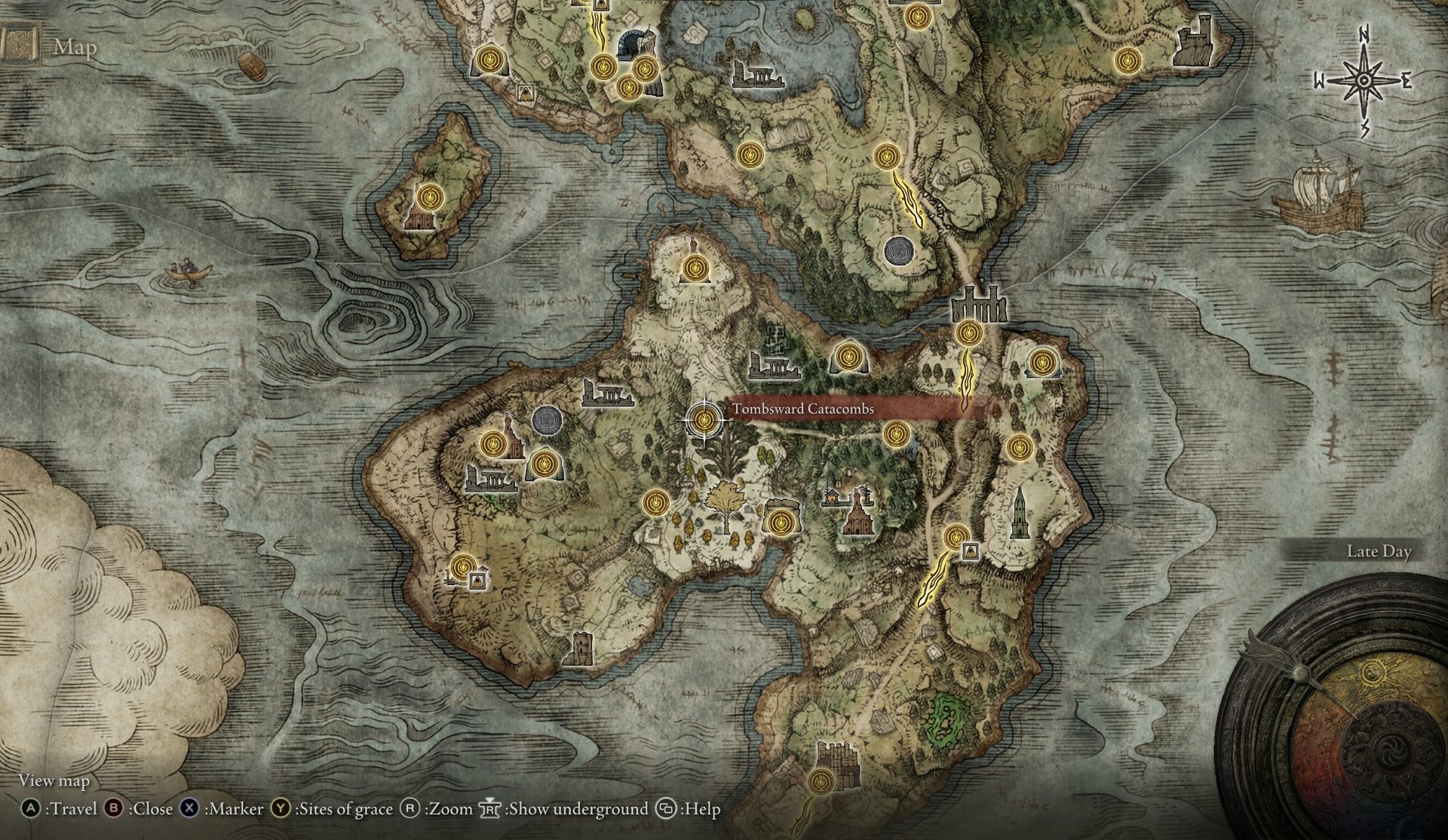 Lhutel the Headless legendary ashes - map