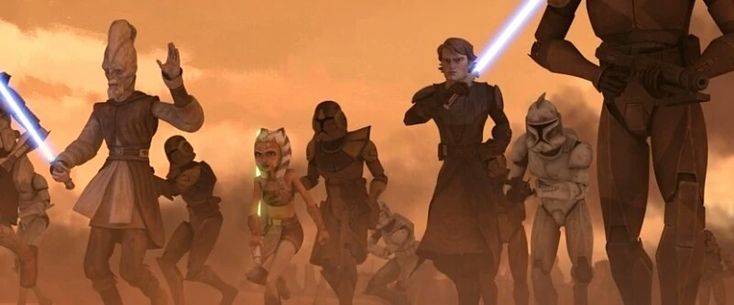 Star Wars Brotherhood Review - Clone Wars shot
