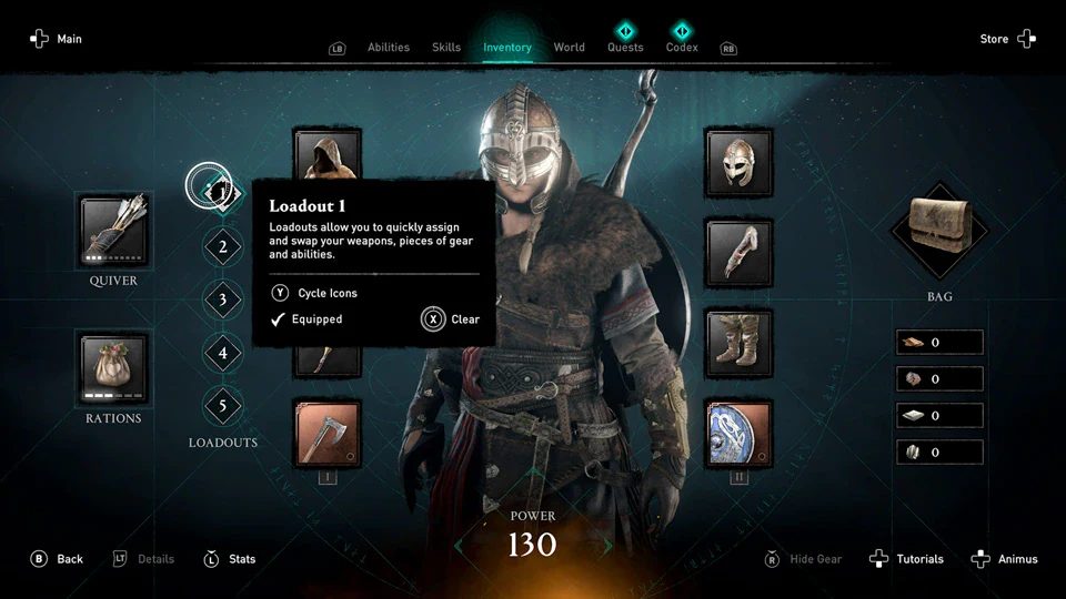 New Loadouts gameplay feature in AC Valhalla 1.5.2