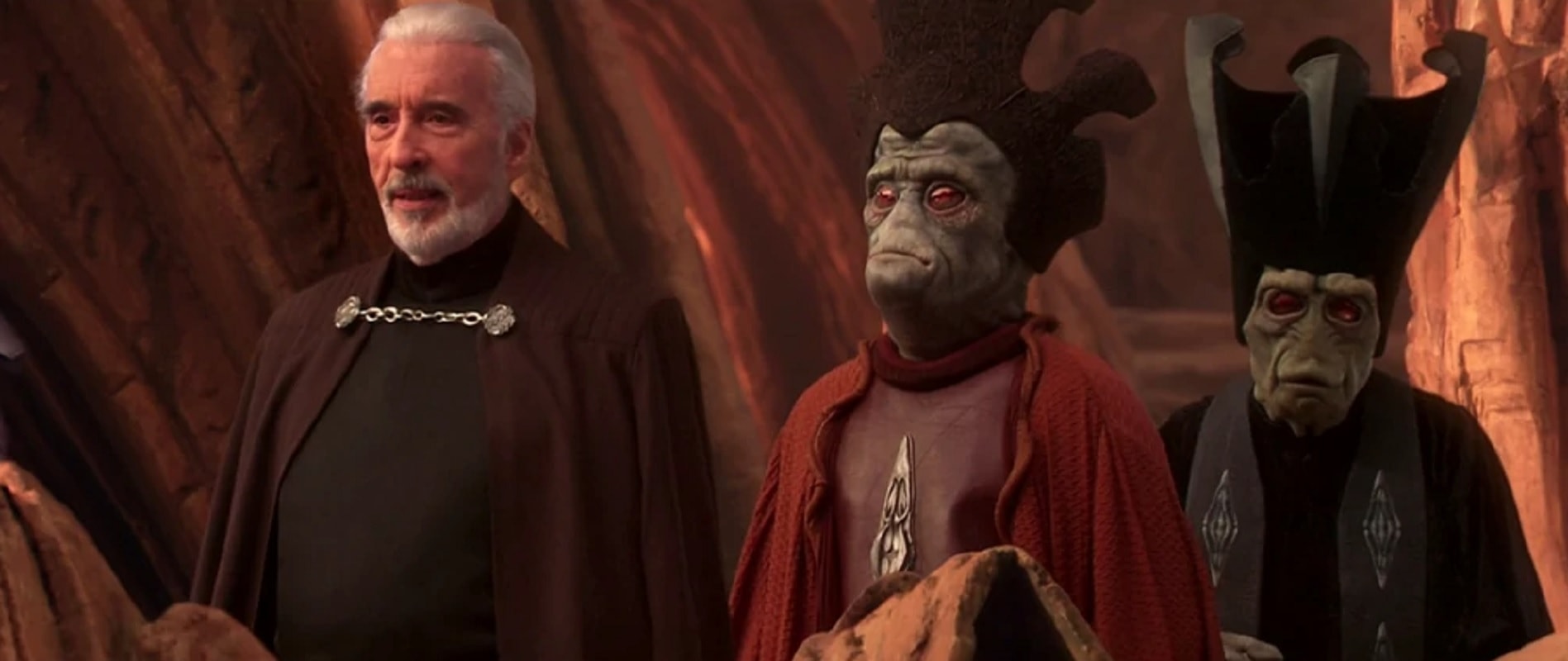 Star Wars Brotherhood Review - shot of Count Dooku and Nute Gunray from Star Wars Episode 2