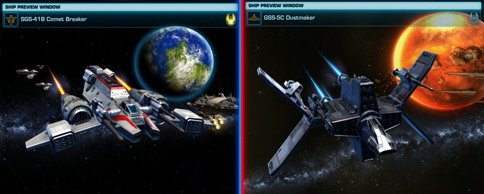 T2 Gunship: Comet Breaker / Dustmaker