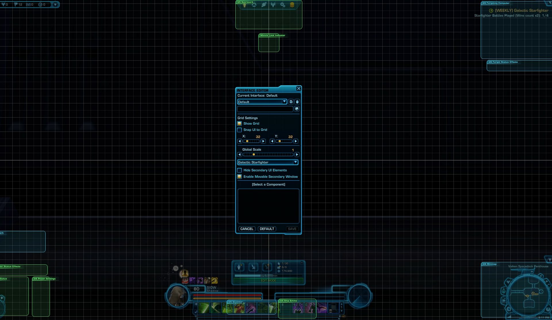 GSF HUD Editor Options