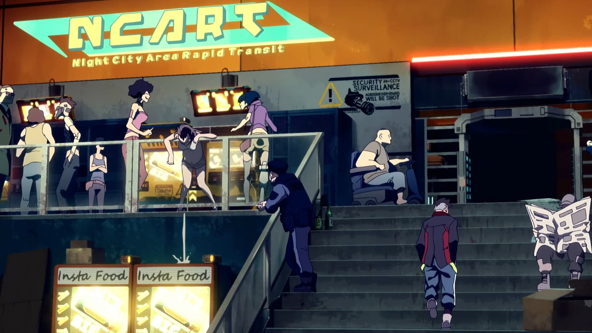 Social Life in Night City in Edgerunners