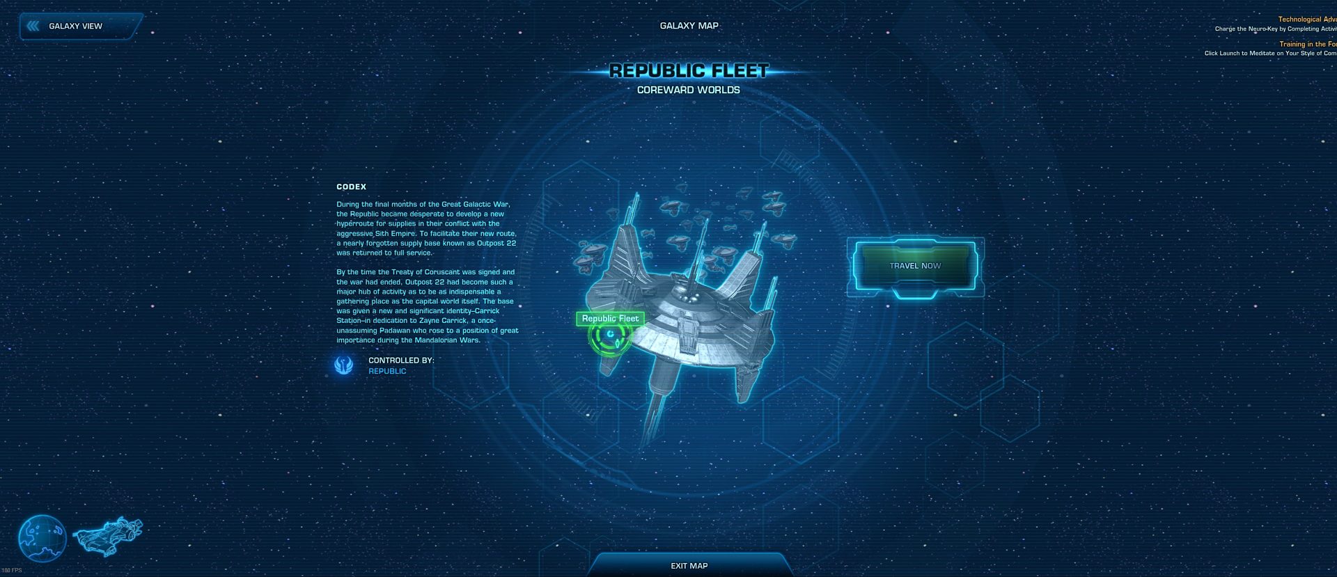 SWTOR Selected Destination