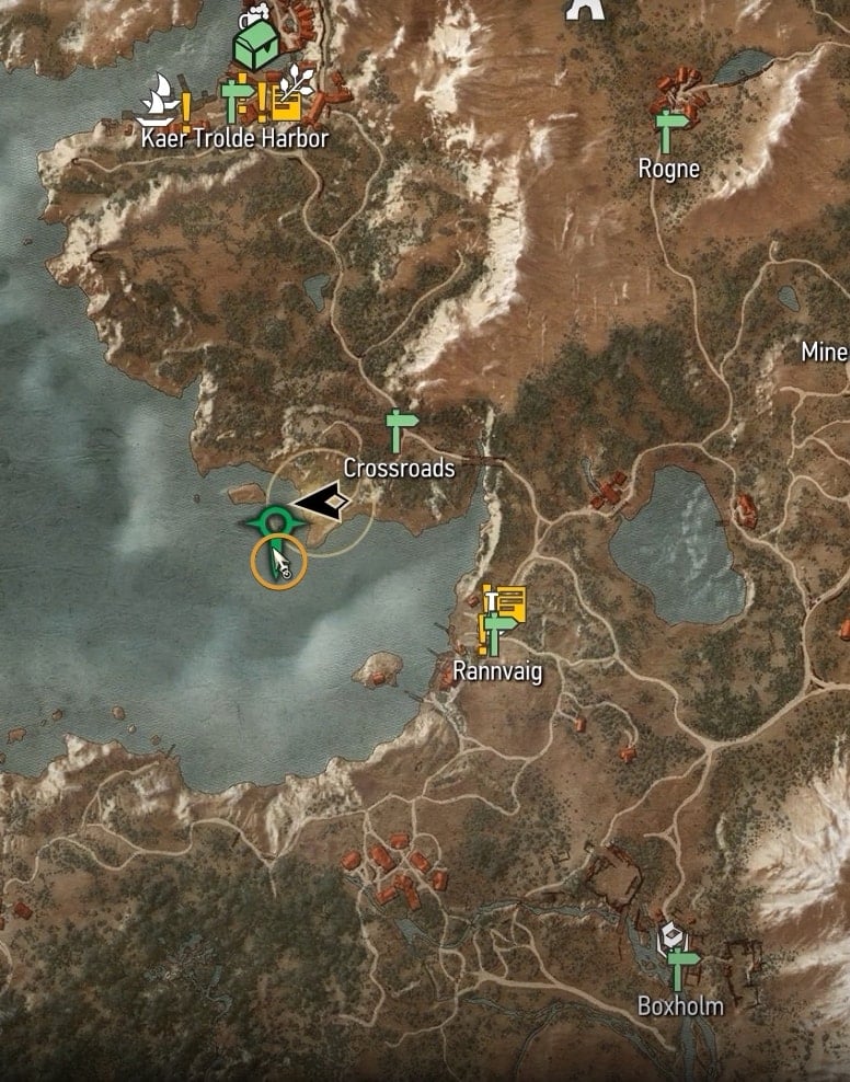 Atropos Ship Wreckage Place of Power Map Location