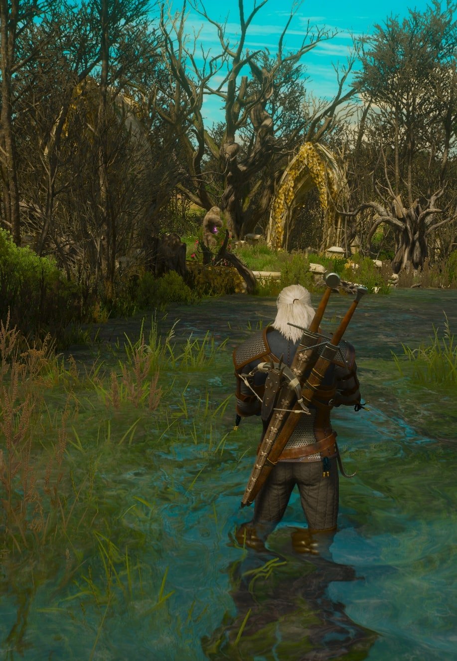 Behind the Arthach Palace Ruins Location