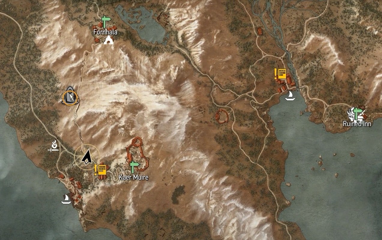 Between Kaer Muire and Fornhala Place of Power