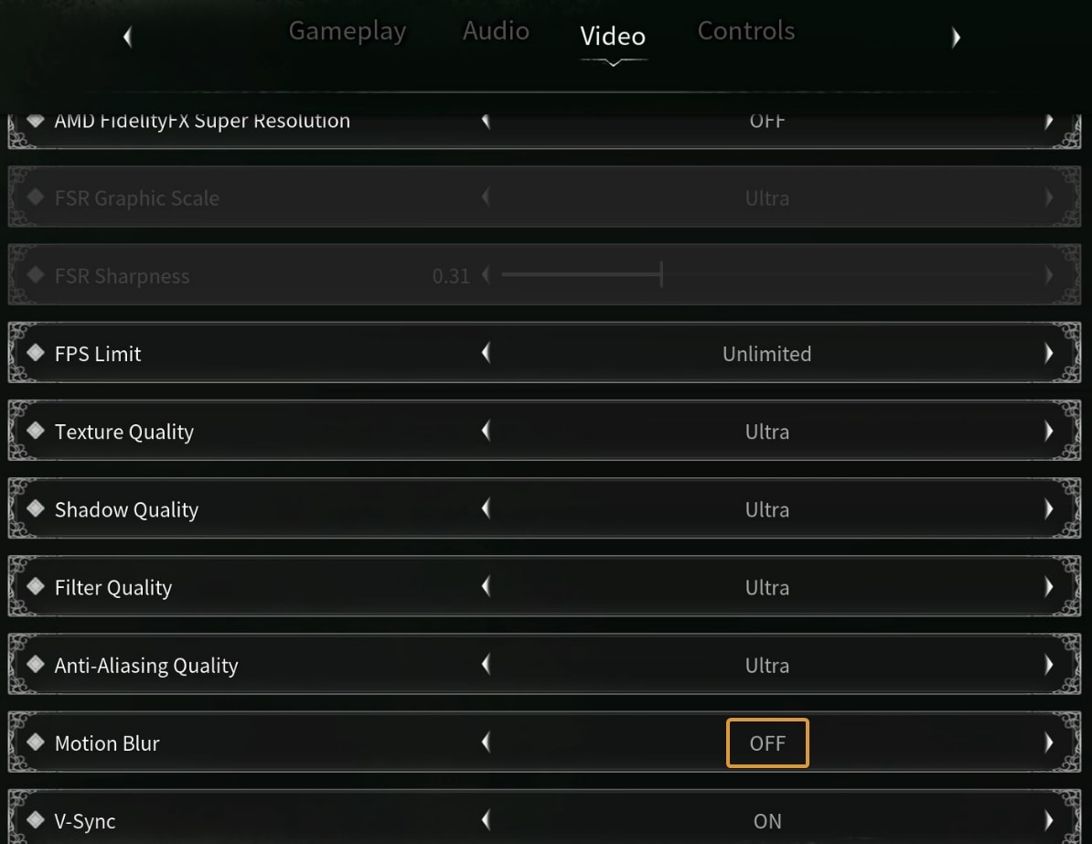 Video Settings to Change in Thymesia