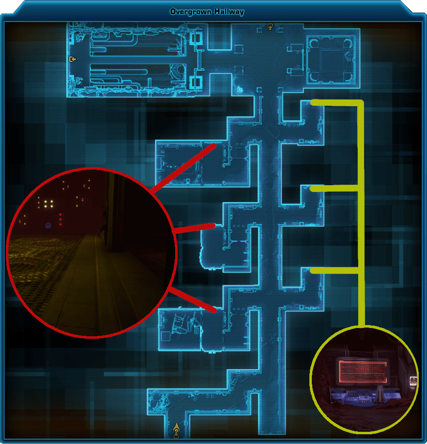 SWTOR Nihrot Hallway - Overgrown Hallway