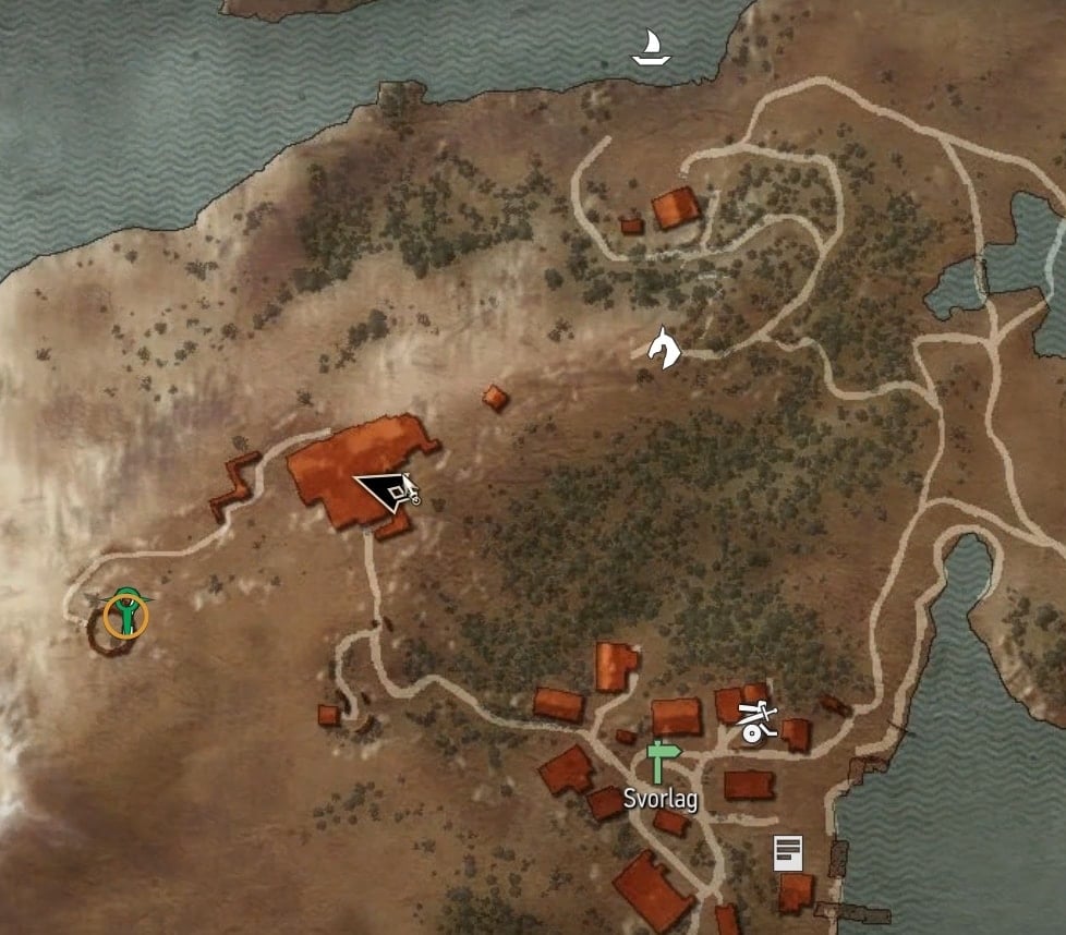 Svorlag Place of Power Map Location