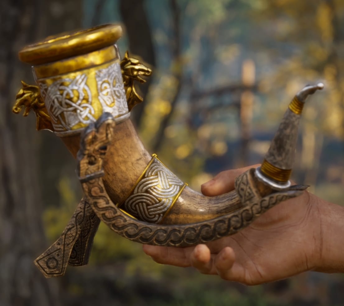 The Mead Horn of Suttingr in AC Valhalla The Forgotten Saga
