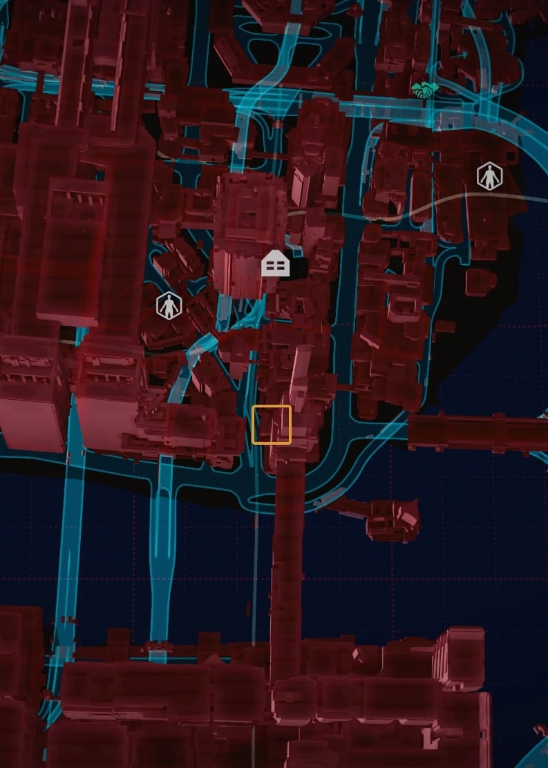 Afterlife club location map