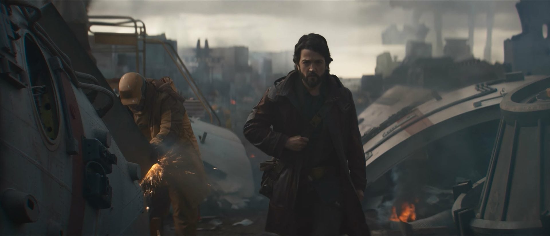 Shot from the upcoming Andor TV Series