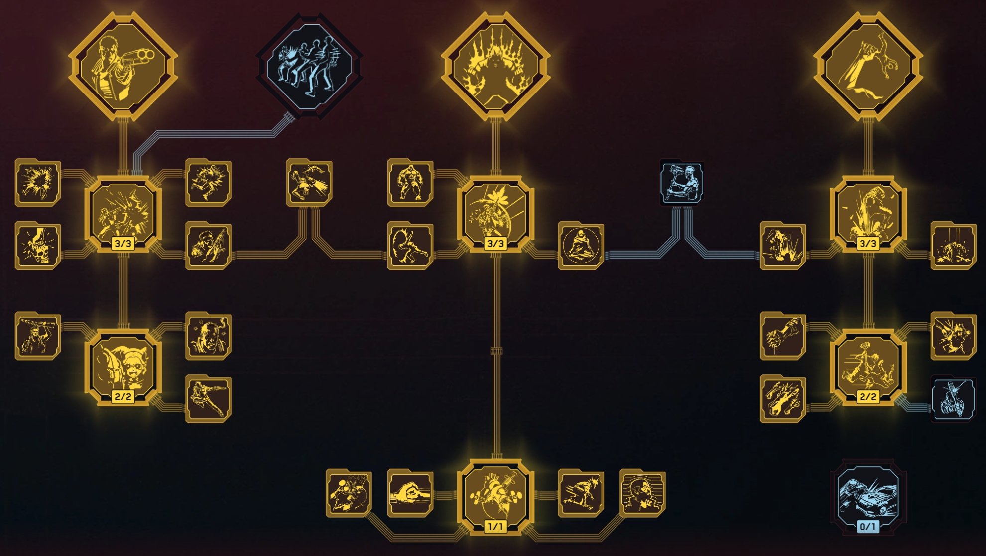 David Martinez Build - Cyberpunk 2077 Update 2.0 - Body Attribute Perk Trees