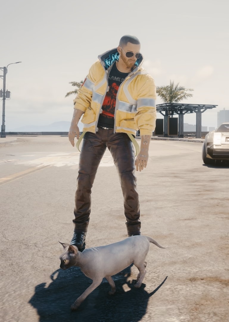 David Martinez's Jacket from Edgerunners in Cyberpunk 2077 - front photo