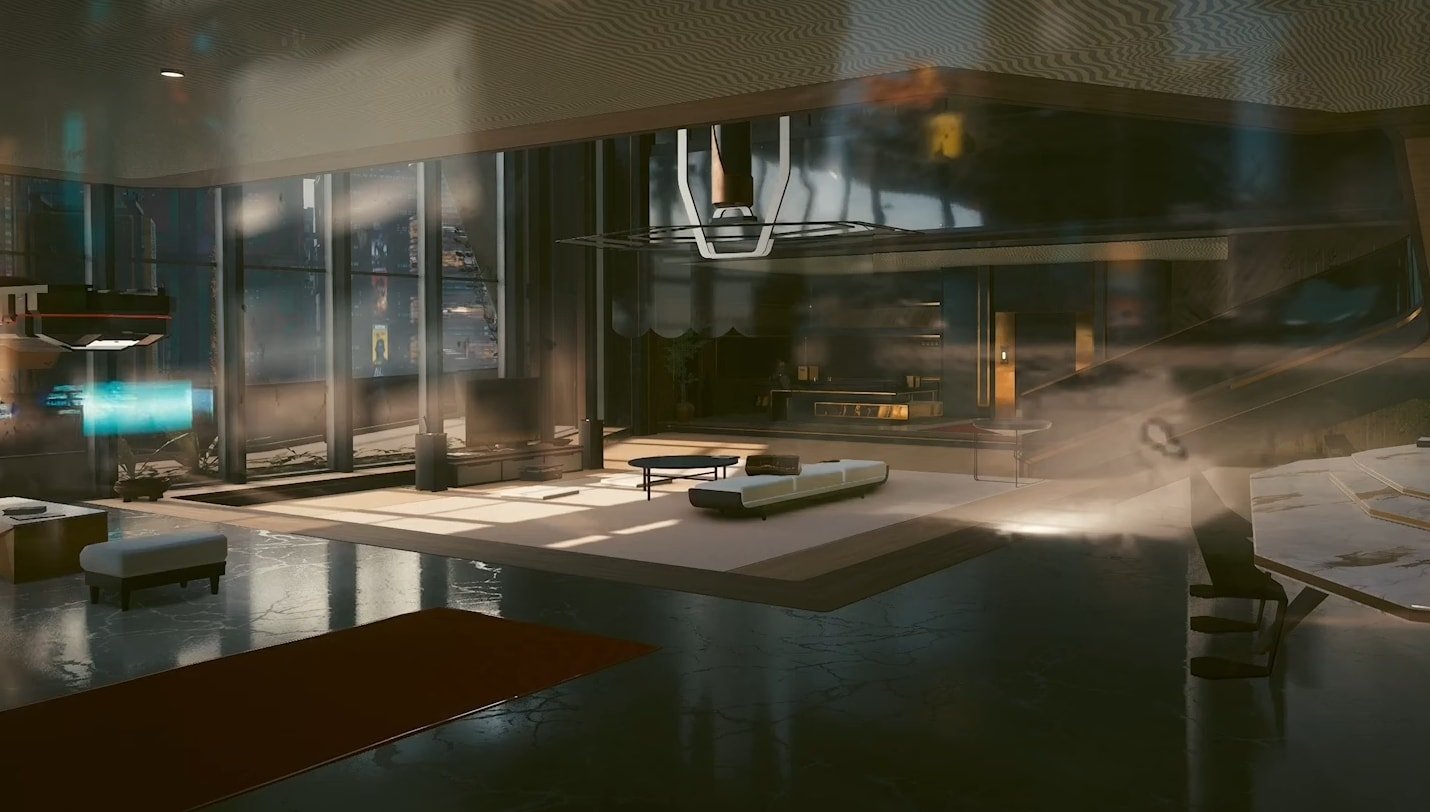 David and Lucy's new apartment from the game